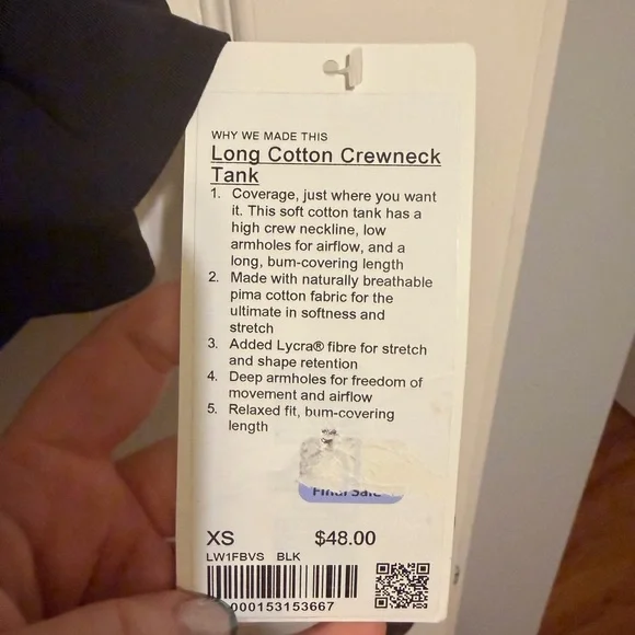 lululemon athletica Long Cotton Crewneck Tee - Picture 3 of 3